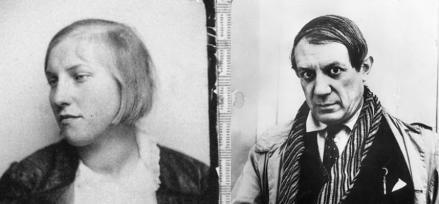 Пикассо и Мария-Тереза Вальтер (разница - 30 лет). В 1927 году художнику было 46, когда он ушел от русской жены Ольги Хохловой к 17-летней девушке.