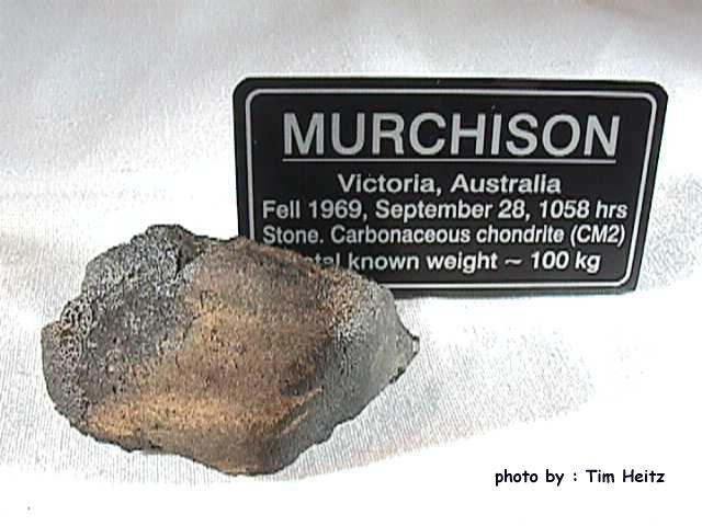 16. Мурчисонский метеорит Названный в честь австралийского города, близь которого он упал в 1969 году, мурчисонский метеорит считается самым «живым» из найденных на Земле. Виной тому более 14 тысяч органических соединений, входящих в состав 108-килограмового углистого камня, в том числе не менее 70 различных аминокислот. 
