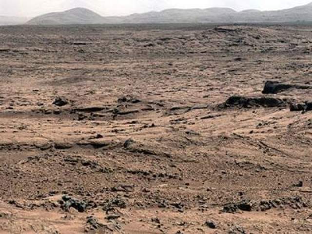 Панорама Марса, ноябрь 2012 года. 
