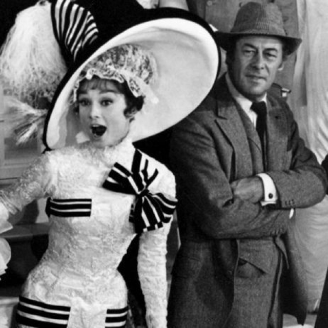 Став одной из самых популярных приманок для зрителя, Одри Хепберн снималась вместе с самыми знаменитыми актерами тех лет. Многие из ее сценических партнеров стали впоследствии ее друзьями. Рекс Харрисон назвал Одри своей любимой партнершей.