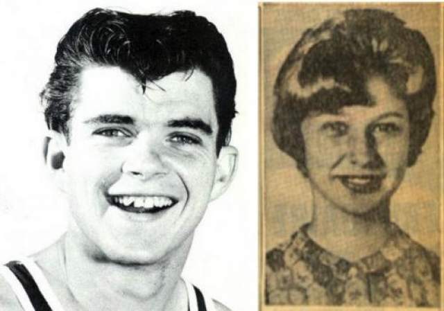 31 мая 1964-го года подруга Шмида по имени Мэри Френч и ее друг Джон Сондерс познакомили его с 16-летней Эйлин Роу. Через некоторое время Шмид изнасиловал Роу, а потом забил ее до смерти, и сбросил тело с высокого утеса. Затем Френч и Сондерс помогли ему похоронить тело убитой.  Юный Шмид и Эйлин Роу 