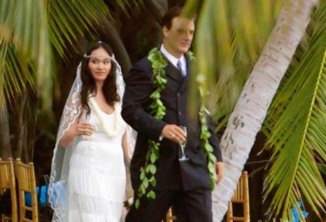 Свадьба прошла 6 апреля 2012 года, и была тихой и невероятно романтичной. Церемония бракосочетания проходила на острове Мауи, а в качестве гостей были приглашены только самые близкие влюбленных - всего 10 человек. Четырехлетний сын Криса Нота и Тары Орион Кристофер выполнял важную роль на свадебном торжестве - он стал хранителем кольца. 