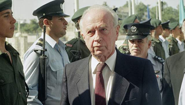 Ицках Рабин Израильский политический и военный деятель был убит 4 ноября 1995 года на площади Царей Израиля в Тель-Авиве. 