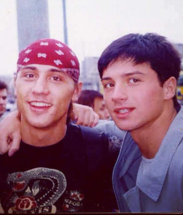 А это молодые Дима Билан и Сергей Лазарев.