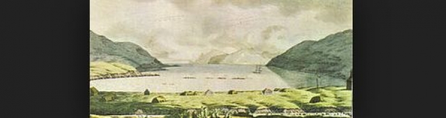 Первым крупным русским поселением на Аляске стало поселение на острове Уналашка, открытом в 1741 году во время Второй экспедиции Беринга.