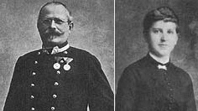 Родители Гитлера. Клара Пельцль в 13 лет устроилась к двоюродному дяде Алоису Гитлеру, который был на 23 года старше нее, домработницей. Позже они стали мужем и женой.