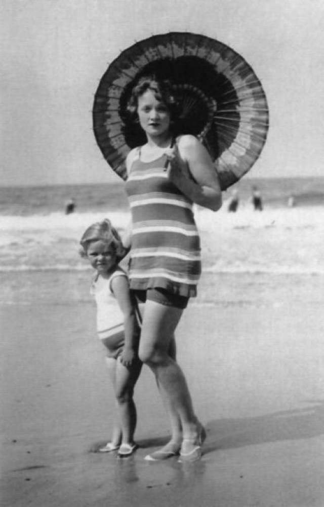 Марлен Дитрих с дочерью 
