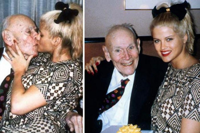 Джей Ховард Маршалл. Нефтяной магнат и миллиардер не устоял перед стриптизершей и начинающей звездой "Плейбоя" Анной Николь Смит. 24-летняя девушка всех убеждала, что действительно влюблена в почти 90-летнего мужчину.