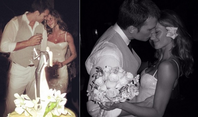 Сама модель опубликовала всего лишь два свадебных фото, причем спустя шесть лет после церемонии.