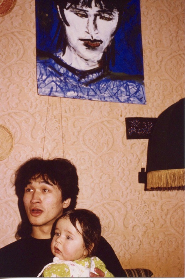 Виктор Цой с сыном