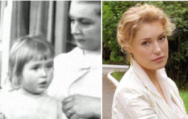 Мария Шукшина  Дебют в кино - в полтора года, в картине отца "Странные люди". 